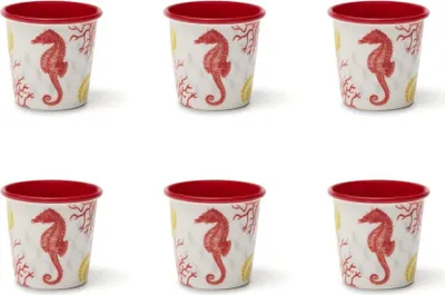 Produktbild von Excelsa Set mit 6 Espressotassen Coral Porzellan 9 cl Bunt