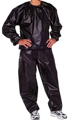 Produktbild von Solidchoice – Sauna-Set für Ganzkörperfitness und Training (2XL – Schwarz)