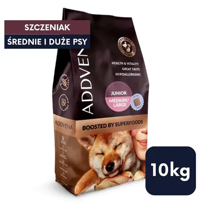 Image de ADDVENA RENFORCÉE PAR DES SUPERALIMENTS pour chiots de races moyennes et grandes 10kg