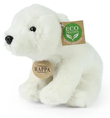 Produktbild von Kuscheltier Eisbär sitzend 20 cm weiß Plüscheisbär