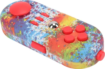 Zdjęcie produktu dla Fidget Toy Reduce Stress Relax Mood Portable Anxiety Sensory EDC Toy Sensory Fidgets Controller Pad 11 Graffiti Color