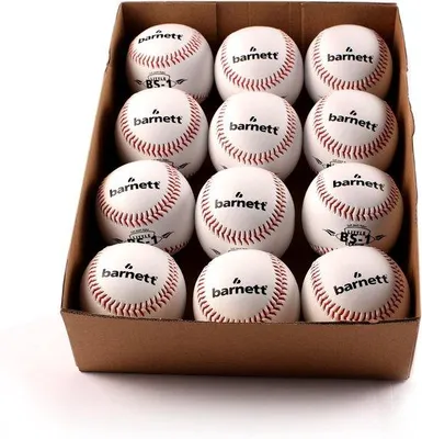 Productafbeelding van Baseball oefenbal 9" - wit - hoge kwaliteit - ideaal voor training