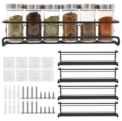 Image de Étagère murale à 4 niveaux pour herbes aromatiques