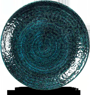 Produktbild von Churchill Homespun Chroma Blue Flache Coup Teller, 16.5 cm, 12 Stück