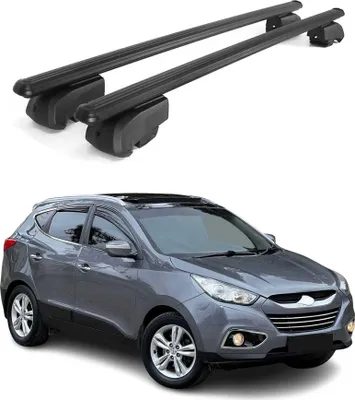 Obrázok produktu pre Strešné nosiče priečne pre Hyundai IX35 2010-2015 hliník čierny ABE