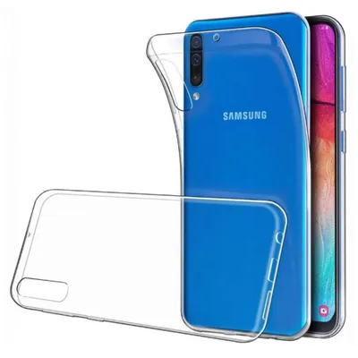 Produktbild von Smartphonica Handytasche geeignet für Samsung Galaxy A30s Transparentes Silikon - Durchsichtige klare Fall zurück Abdeckung