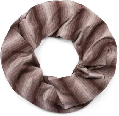 Produktbild von styleBREAKER Uni Loop Schal mit Streifen Farbverlauf Muster Ton in Ton, Schlauchschal, Tuch 01016189