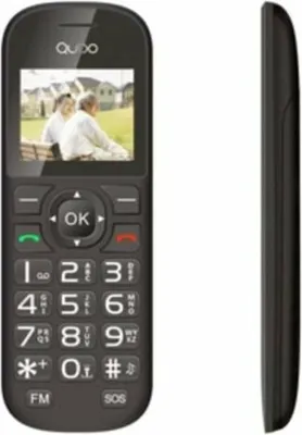Image de Téléphone portable pour personnes âgées Qubo D-1803BK 1,75"