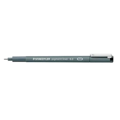 Image de Staedtler® 308 03-9 Feutre fin pigment liner - 0,3 mm, noir