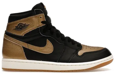 Obrázok produktu pre Nike Air Jordan 1 Retro High OG „Black and Gold“ čierna/zlatá, veľkosť: 52,5