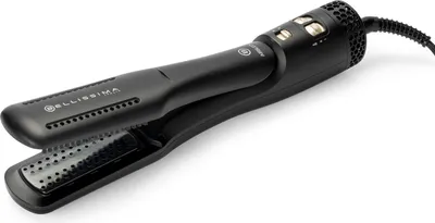 Obrázok produktu pre Bellissima Airsleek, Žehlička na vlasy, Teplé, Čierna, Zlato, Keramický keratín, 2 m, 640 W