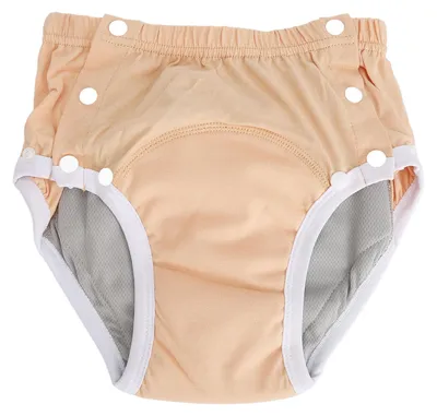 Immagine prodotto di Pannolino di stoffa per adulti, lavabile, a tenuta stagna, traspirante, puro cotone, pannolino per incontinenza senile, arancione, XXL