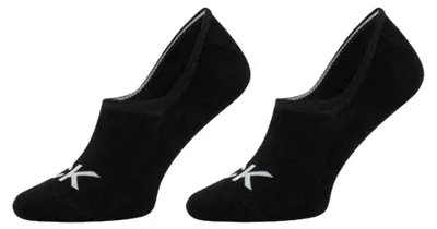 Image de Calvin Klein - Chaussettes invisibles pour homme (lot de 2) NA925 (38 EU - 42 EU) (noir)