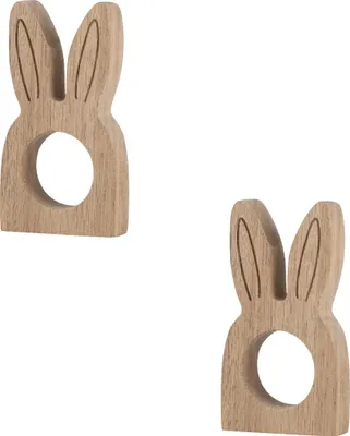 Produktbild von Holzhase 2er Set