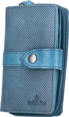 Produktbild von The Skandinavian Brand Damen Leder Geldbörse groß
