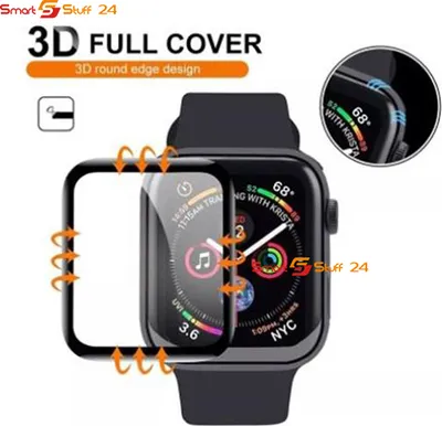 Produktbild von 3D Schutzglas Für Apple iWatch Series 1 2 3 42mm full glu Displayschutz