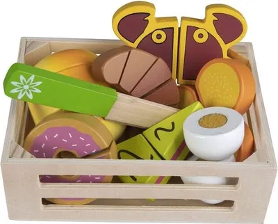 Produktbild von Besttoy - Holzkörbchen - Frühstück Set 1