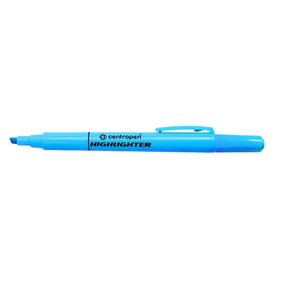Produktbild von Zvýrazňovač Centropen 8722, 1-4 mm, klínový hrot, modrý