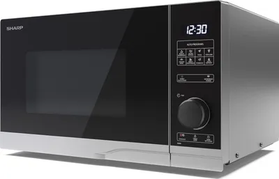 Produktbild von SHARP PS254AES Mikrowelle (Mikrowelle: 900W, 10 Leistungsstufen, Auftaufunktion), silber