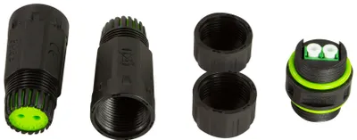 Obrázek produktu pro LogiLink FA05LC3, LC/LC, Samice/samice, Černá