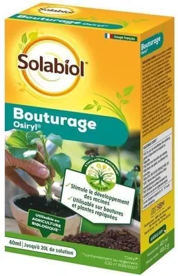 Immagine prodotto di Stimolatore radicale, Solabiol Osiryl, 40 ml, fino a 20 litri di soluzione, favorisce la crescita delle radici, per talee e piante trapiantate, biologico