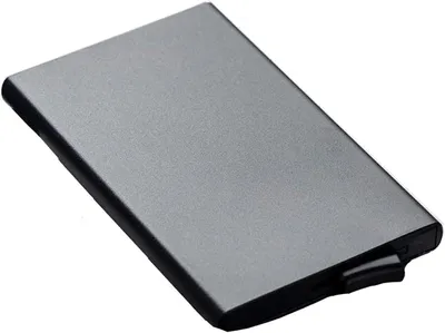 Image de Porte-cartes de crédit - Étui à cartes - Porte-cartes pop-up - Protection RFID - 5 cartes - Noir