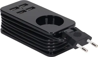 Obrázok produktu pre Napájací adaptér 1200W 10A odolný proti ohňu so 4 USB portami pre smartfóny a tablety