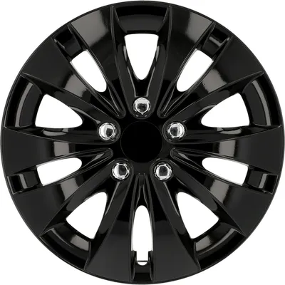 Produktbild von CARTREND Radzierblende Storm 14" schwarz 4x