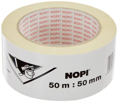 Produktbild von tesa NOPI Malerkrepp - Malerband-Rolle - Hellbeige - 50 m x 50 mm