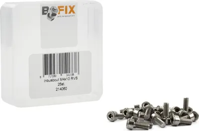 Image de Bofix Box A 25 Boulons Allen M4x10 Acier inoxydable
