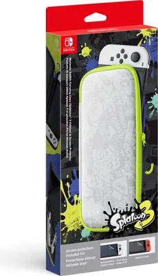 Produktbild von Switch-Tasche Splatoon 3-Edition & -Schutzfolie