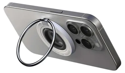 Produktbild von JOYROOM JR-ZS383, Magnetischer Ring, Schwarz, Acrylnitril-Butadien-Styrol (ABS), Zink, Polycarbonat (PC), Silikon, Apple, iPhone 12/13/14/15, 1 Stück(e)