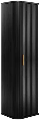 Produktbild von Badezimmerschrank, Schwarz Goldener Griff, 35, 5 x 139 x 31, 5 cm