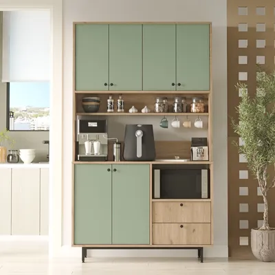 Produktbild von Skye Decor, RE7-SY, Schränke, Mehrzweckschrank, Eiche, 120 x 205 x 35,5 cm