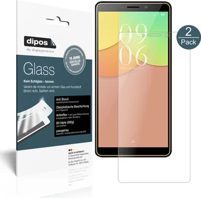 Produktbild von 2x dipos Glass matt Elephone A2