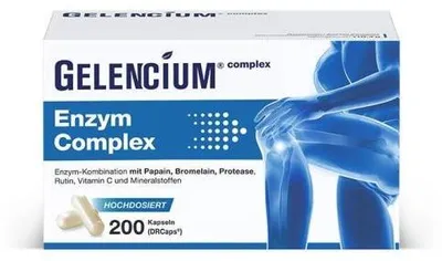 Zdjęcie produktu dla Gelencium Enzyme Complex wysoka dawka z bromelainą kaps. 200 szt