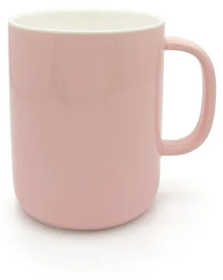 Produktbild von Keramiktasse 330ml Hellrosa für Heiß- und Kaltgetränke Mikrowellen- & Spülmaschinengeeignet
