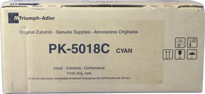 Produktbild von Triumph-Adler PK-5018C Tonerkartusche 1T02TWCTA0 Cyan für P-C3566i MFP