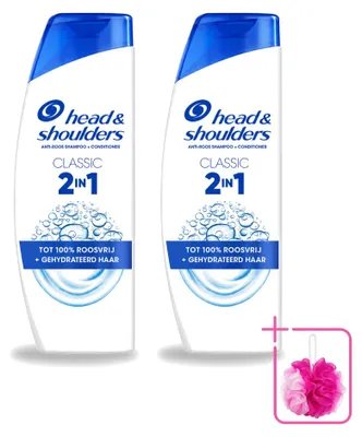 Produktbild von 2 x Head & Shoulders 2-in-1 Classic Anti-Schuppen-Shampoo, 300 ml - Sparpackung - 2 Stücke