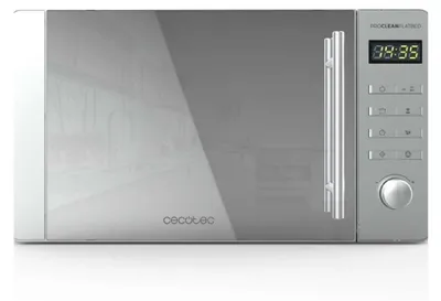 Zdjęcie produktu dla Cecotec Proclean 5120 Flatbed Mirror, Blat, Mikrofalówka grill, 20 l, 700 W, Wbudowany wyświetlacz, LED