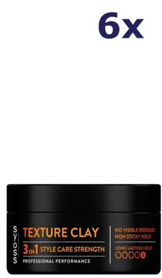 Produktbild von 6x Syoss Styling Texture Clay 100 ml