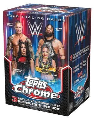 Produktbild von 2026 Topps Chrome WWE Value Box Englisch