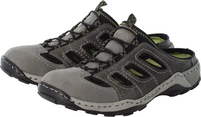 Produktbild von Rieker 08096-40 - Rieker Pantoletten Grau  Rieker Farbe: grau, Größe: 40,