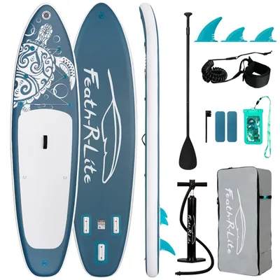 Imagen del producto de Tabla de paddle surf inflable con accesorios, de 10 pies x 32 pulgadas
