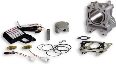 Imagen del producto de Cilindro de aluminio Malossi I-TECH, diámetro 61, con pasador de 14 mm, compatible con motores LC