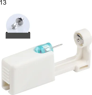 Produktbild von Ohrpiercer, Einweg-Piercing, Edelstahl, schmerzfrei, robustes Piercing-Gerät für den Alltag-13