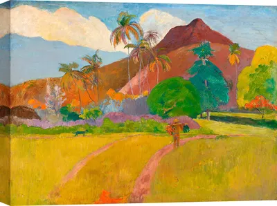 Immagine prodotto di Stampa su tela - Paul Gauguin, Paesaggio tahitiano - 100x70 cm