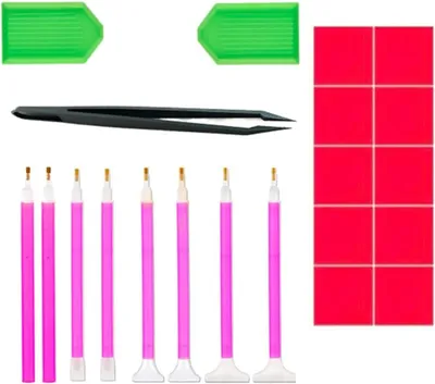 Produktbild von Diamond Painting Stift-Set, 5D Diamantmalerei, Zubehör für Diamantmalerei, Stift für Diamantmalerei, DIY-Zubehör für Diamantmalerei