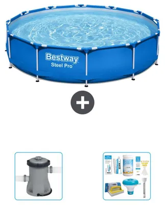 Produktbild von Bestway Steel Pro Rund - 366x76 cm - 3-teilig S22310