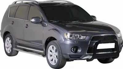 Produktbild von Frontbügel Frontschutzbügel für Mitsubishi Outlander 2010-2012 ø63 Stahl Schwarz
